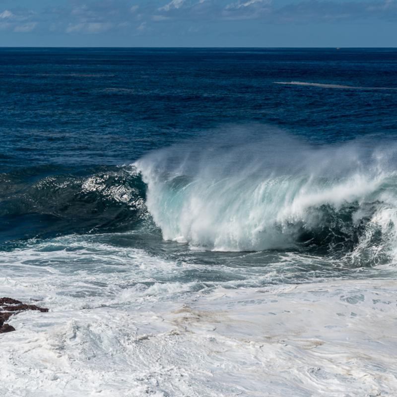 Brandung des Atlantiks auf die Insel La Palma, Foto © B. Steigerwald