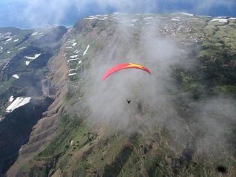 La Palma Paragliding in der Caldera de Taburiente