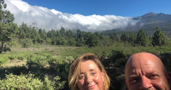 Wasserfallwolken Cumbre La Palma
