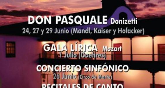 Plakat Oper & Jazz: Opera en el Convento 2010 - La Palma, kanarische Inseln